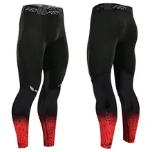 Для мужчин плотные Спортивные Штаны эластичная спортивная одежда фитнес бег тренажерный зал тренировочные брюки для йоги дышащий светоотражающие полосы дизайн