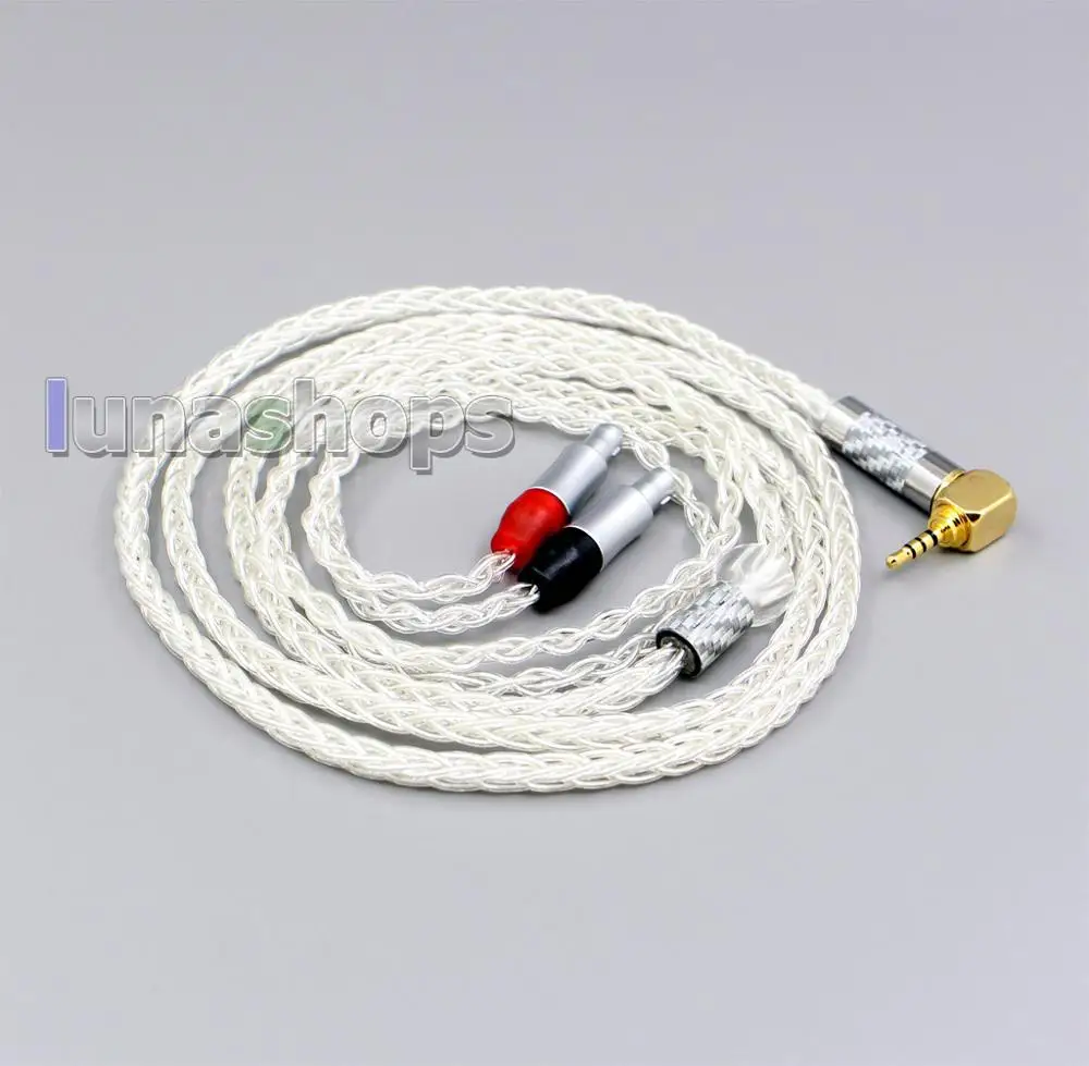 LN006428 99 Pure Silver Headphone Cable For Sennheiser HD800 HD800s HD820s HD820 Enigma Acoustics Dharma D1000