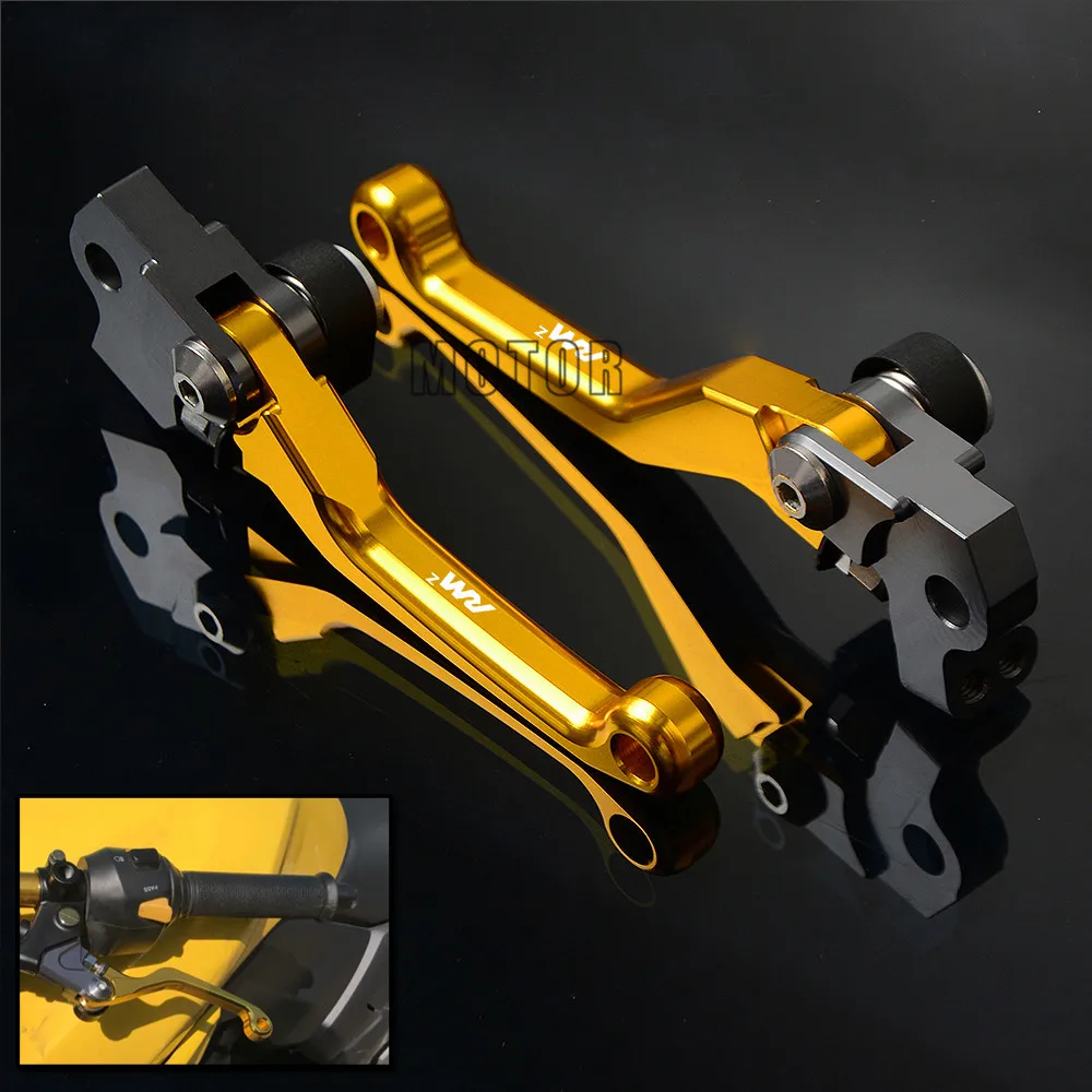Рычаг DirtBike с ЧПУ для Suzuki RMZ250 RMZ450 мотоцикла мотокросса Pivot Pit Dirt Bike тормоза