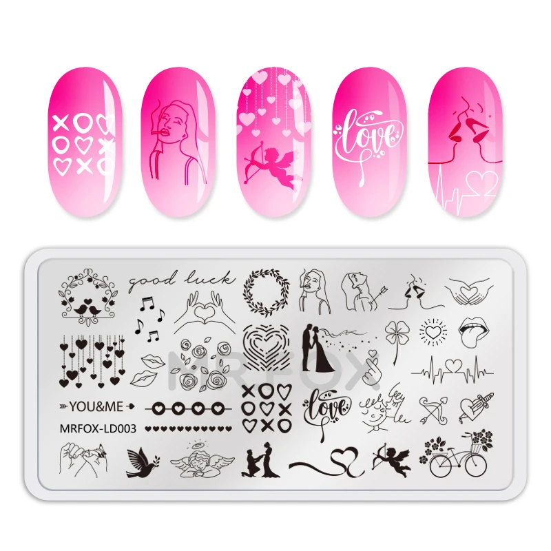 1 шт мультфильм фрукты шаблон пластины для штамповки ногтей цветы Фламинго трафареты изображений для ногтей штамп Инструменты маникюр шаблон