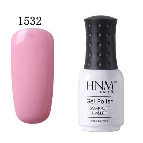 HNM 8 мл УФ-гель для ногтей Цветной Гель-лак для ногтей Vernis Полупостоянный длинный Гель-лак - Цвет: 1532