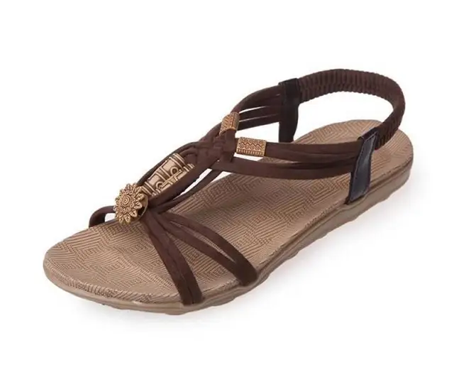 Women Shoes Comfort Sandals Summer Flip Flops High Quality Flat Sandals Gladiator Sandalias Mujer black beige brown size 36-42 