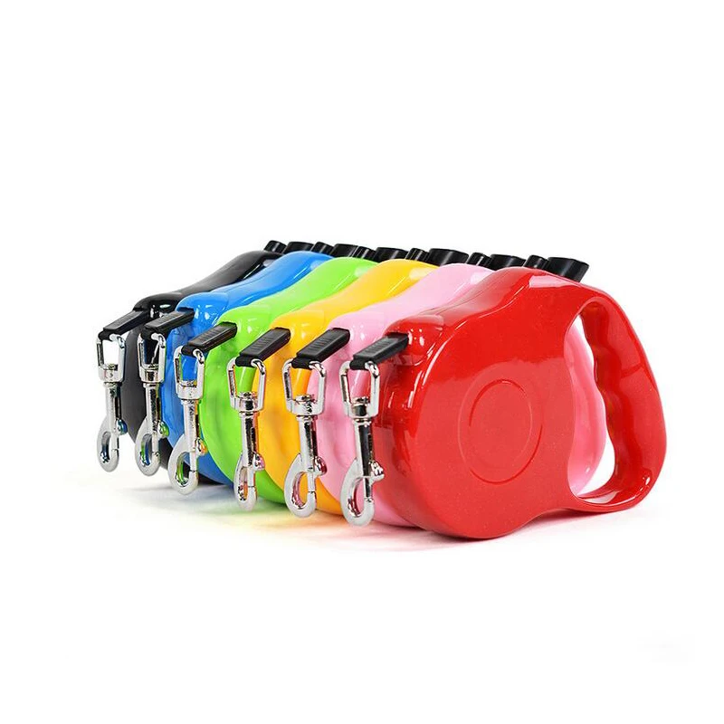 5M Automatic Retractable Dog Leash Pet Leads Adjustable Free Retracting