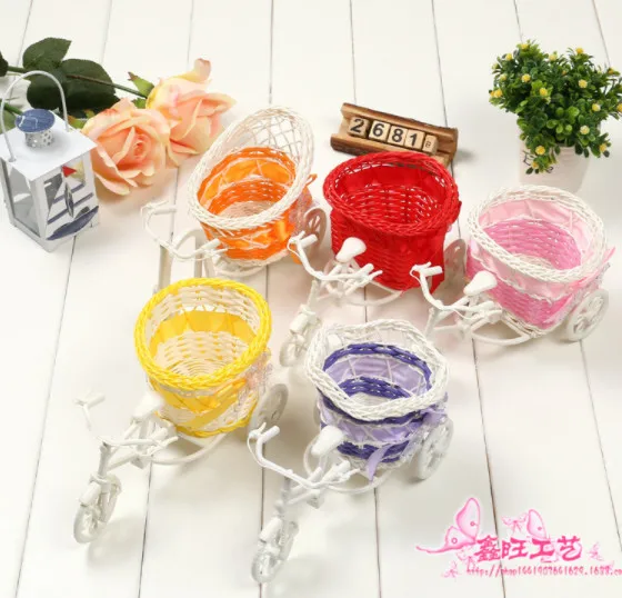 8.33-塑料藤编织插花花篮子1