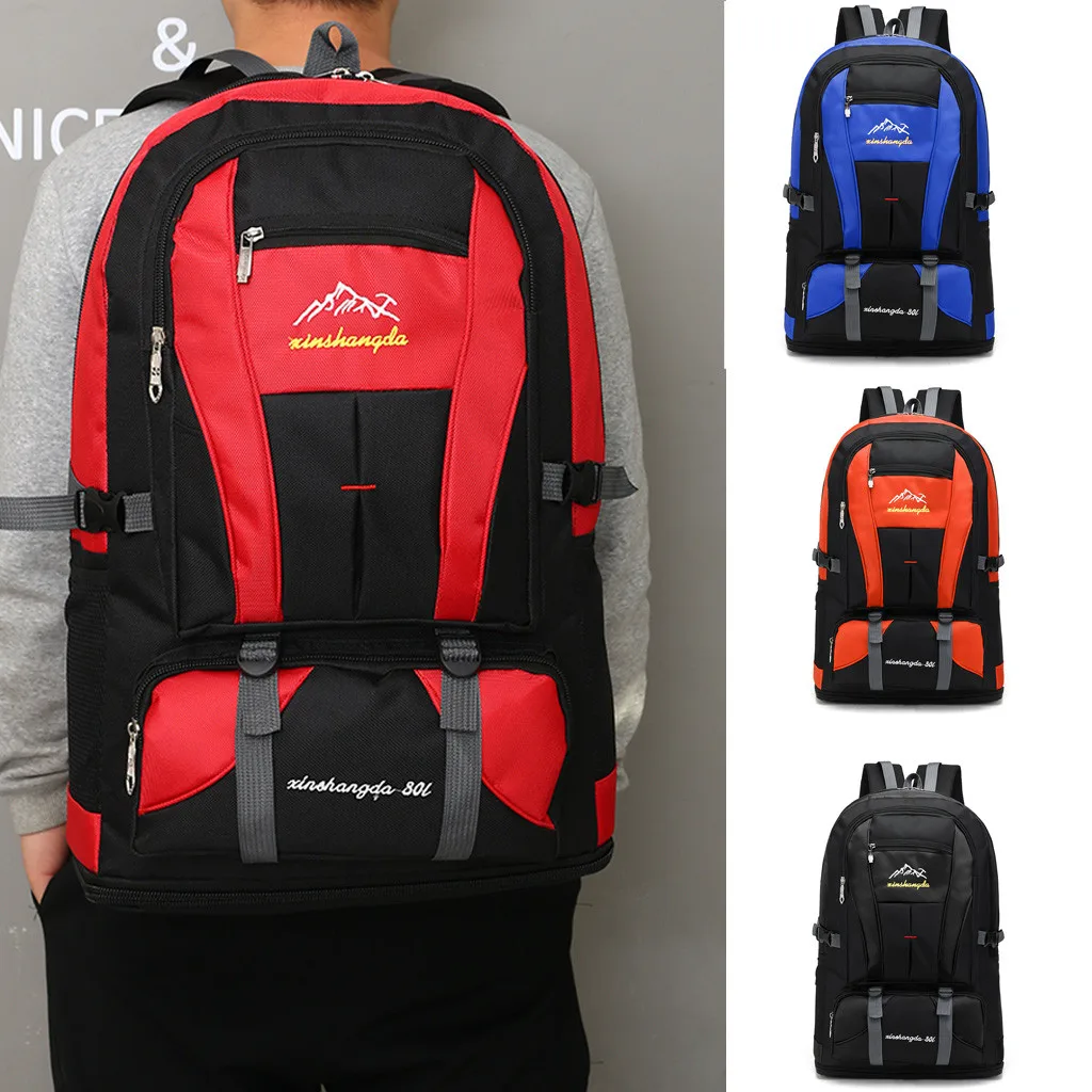 Новый модный мужской рюкзак mochila masculina imperme vel уличный простой холщовый однотонный