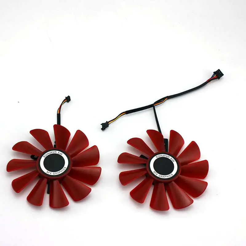 Original for XFX RX 570 580 Video Graphics card cooling fan Only fans Not card. Original for XFX RX 570 580 Video Graphics card cooling fan Only fans Not card.