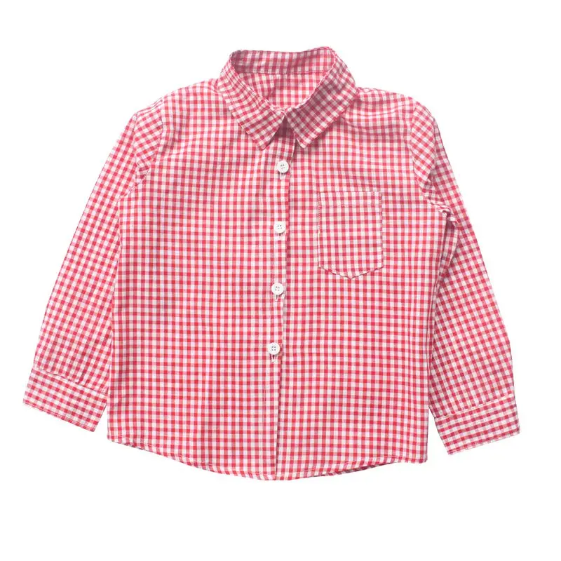Baby-Boys-Shirts-Kids-Clothes-European-And-American-Style-Red-Plaid ...
