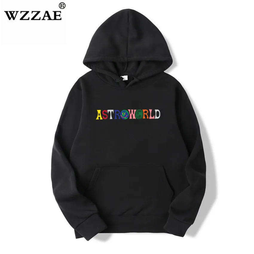  TRAVIS SCOTT ASTROWORLD WISH YOU WERE HERE HOODIES fashion letter ASTROWORLD HOODIE streetwear Man 