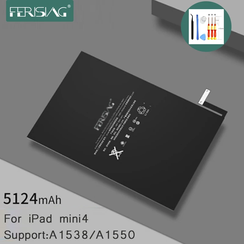 FERISING для Apple iPad mini 4 Tablet Батарея A1538 A1546 A1550 замена высокое Ёмкость Bateria Mini4+ Инструменты