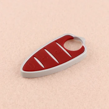 Keyforkess3 pulsanti per Alfa Romeo Mito Giulietta 159 GTA sostituzione Red Flip Remote Auto Key pad chiave in gomma siliconica - YIQIXIN 3 pulsanti per Alfa Romeo Mito Giulietta 159 GTA sostituzione Red Flip Remote Auto
