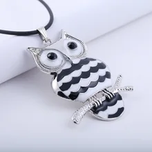 

Zodiac Necklace Owl Jewelry Red Black Green Pink Cute Animal Necklaces Pendants Statement Best Friend Bib Accessories Bijuterias