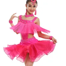 Платье для латинских танцев для девочек, детские танцевальные костюмы, детские костюмы для латинских танцев, костюмы для сальсы, танцевальная одежда для детей, платье для латинских соревнований