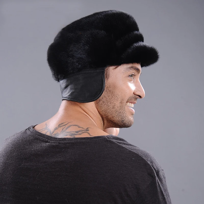 fur ear hat