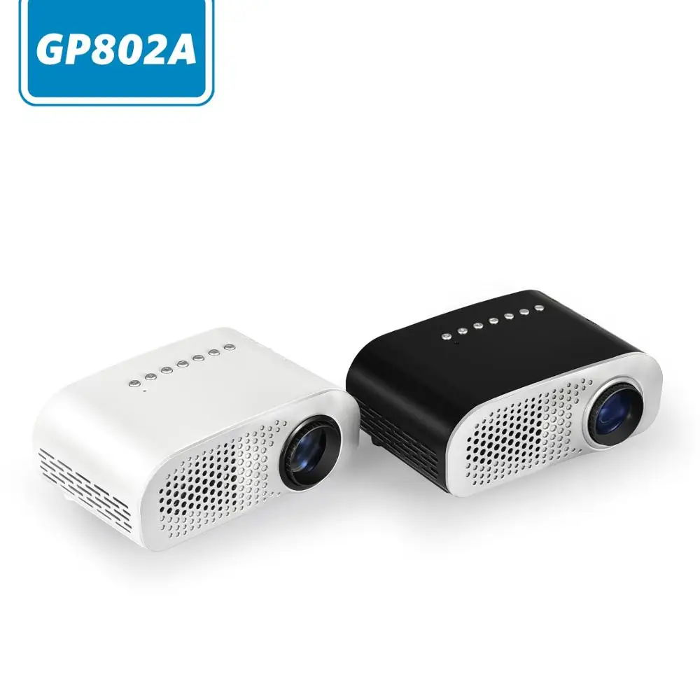 Simplebeamer Mini Portable LED Projector GP802A 100 inches with 2*HDMI