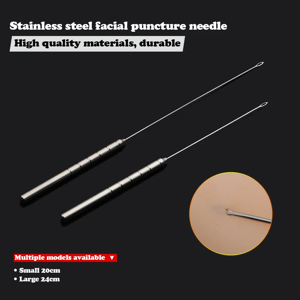 

Facial tissue puncture needle guide needle guide needle facial skin guide large V line carving embedding tool