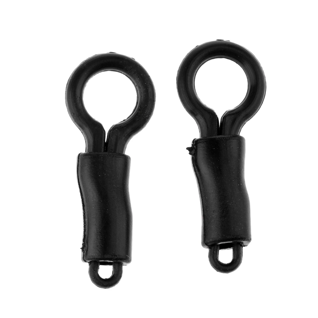 

20Pcs Fishing Back Lead Clips Quick Change Connector Carp Fishing Tackle Tools with Tubes Fishing Accessories