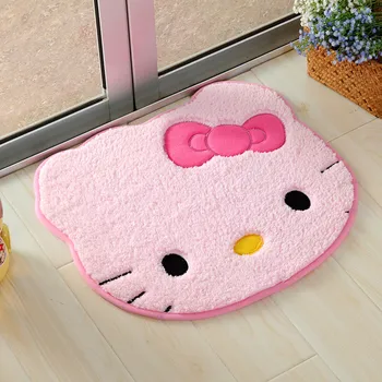 

1Pcs Cartoon Lovely bowknot cat carpet Water absorption aspiration non-slip carpet sitting room/bedroom/bathroom/bedside mat
