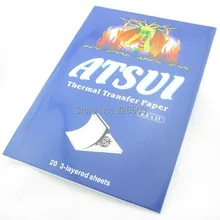 20 листов Pro шаблон-трафарет для тату Термальность копир бумажные принадлежности ATP-20