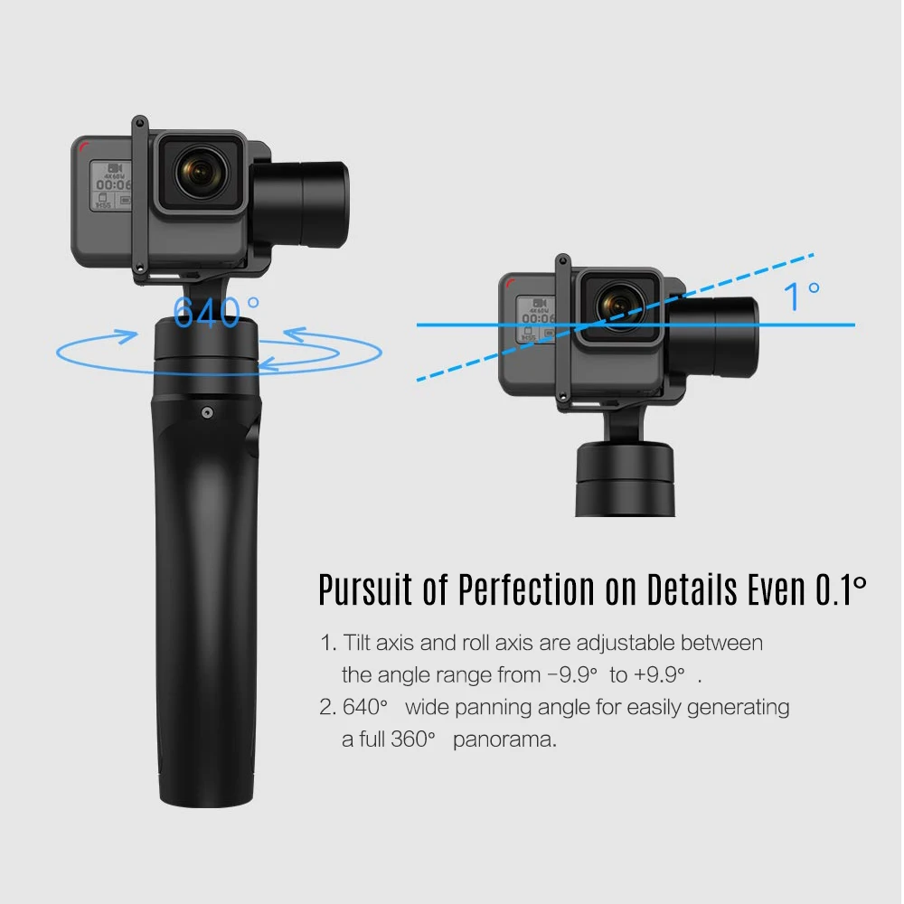 Go pro Gimbal Hohem iSteady Pro 2 ручной Стабилизатор Steadycam для GoPro Hero 7 6 Yi 4K SJCAM DJI Osmo Action gopro аксессуары