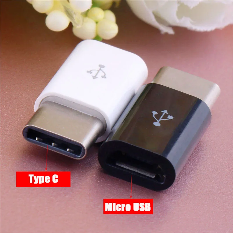 Mini 3pcs Micro USB to Type C Adapter for Xiaomi 4C Lg G5 Nexus 5x 6p Oneplus 2 Macbook USB-C 3.1 Android Data Cable Converter
