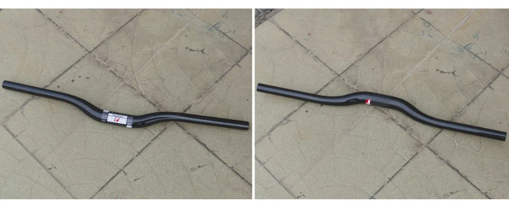 

Carbon Cycling Mountain Road MTB Bicycle Bike Riser Handlebar 620mm 660mm 31.8mm - White red