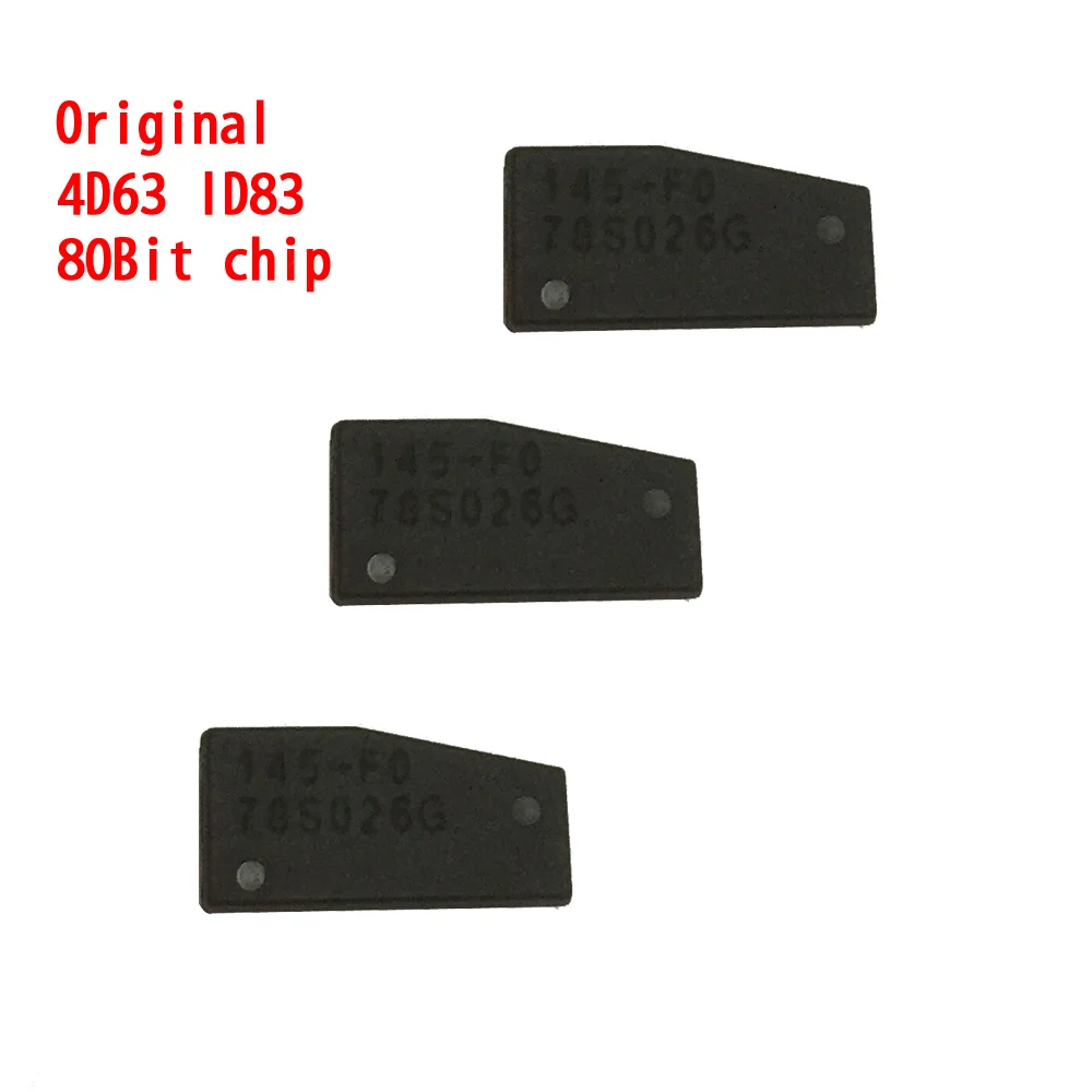 OkeyTech 1 шт. автомобильный чип-транспондер 4D63 ID83 83 63 4D 40 80 бит автомобильный керамический ключ пустой чип для Ford Mazda для ford OEM megamos - Количество кнопок: Original 80bits