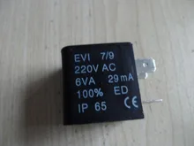 Bobina de válvula solenoide neumática eléctrica Eva 7/9 AC220V 6VA 29mA(China)