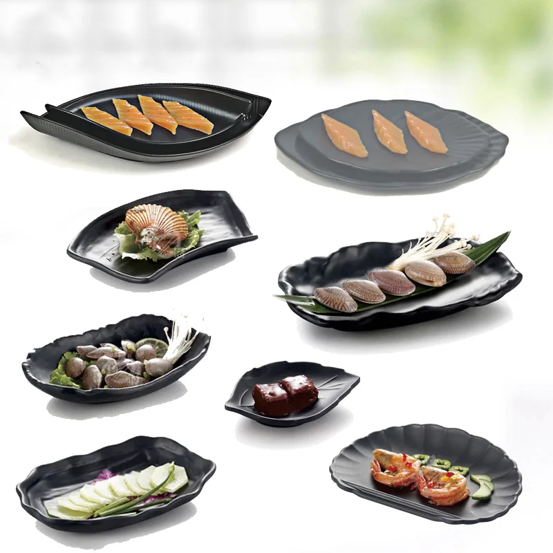 

Hot Pot Dinnerware Stewed Beef Meatballs cold dish Dinner Plate Frost Originality Plate Japanese Sushi A5 Melamine Tableware