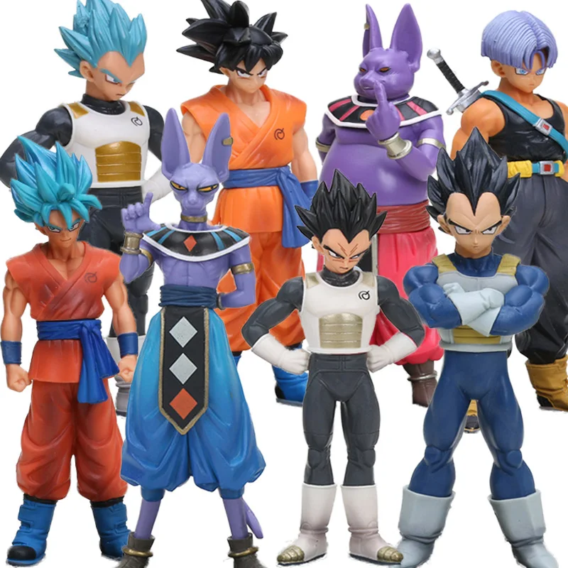Dragon Ball Z figurines ensemble Shanpa Super détruire dieu Beerus Super Saiyan Son Goku végéta