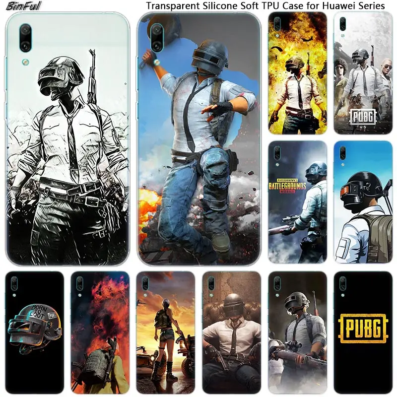 

Hot pubg game Soft Silicone Phone Case for Huawei Mate 10 20 Lite Pro Enjoy 9S Y9 Y7 Y6 Y5 2019 2018 Pro 2017 Fashion Cover