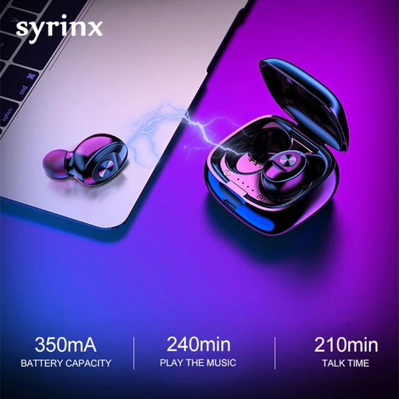 

XG12 TWS 5.0 Bluetooth Wireless Earphone Stereo Earbus HIFI Sound Sport Earphones Handsfree Gaming Headset with Mic for Phone