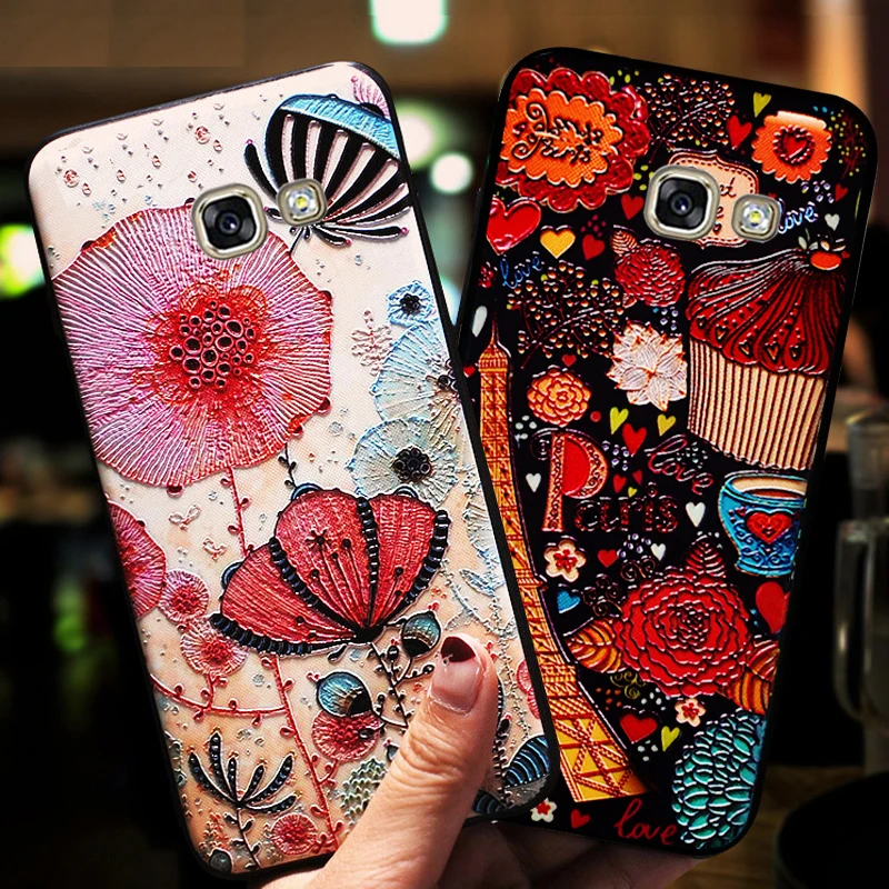 

YonLinTan luxury coque,cover,case For Samsung Galaxy a5 2016 a510 Back etui 3D cute mobile phone 360 Original cases accessories