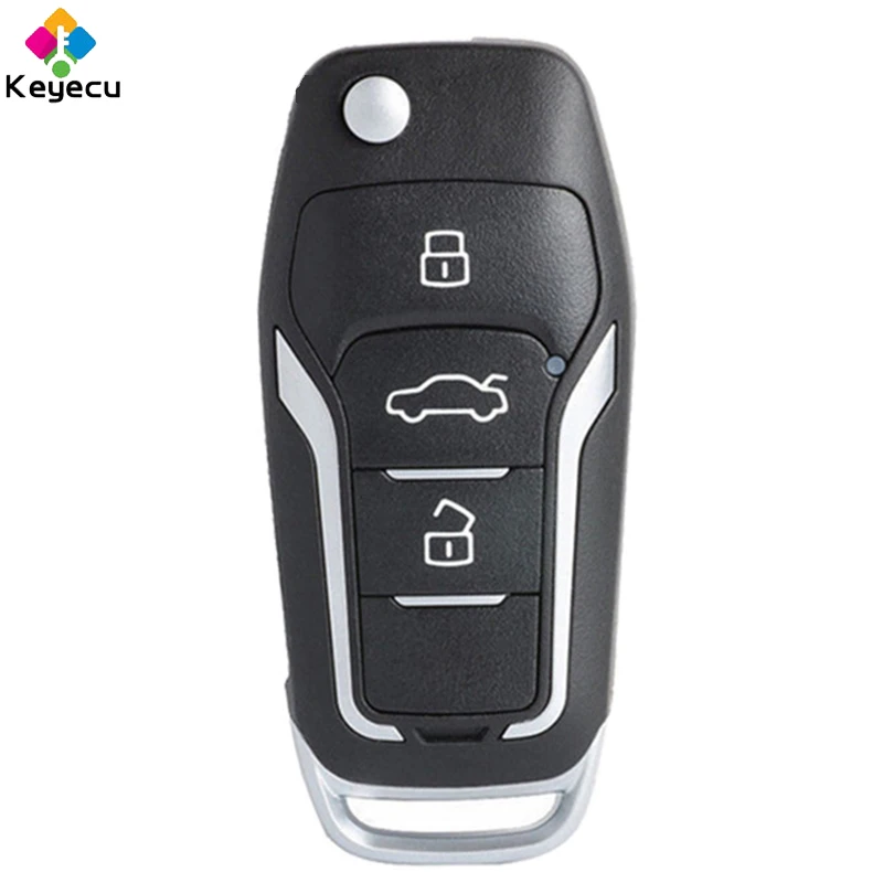 

KEYECU Replacement Universal Remotes B-Series for KD900 KD900+, KEYDIY B-Series Remote Car Key With 3 Buttons - FOB for B12-3