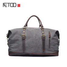 AETOO посылка, новинка, Большая вместительная Портативная сумка-мессенджер, мужская сумка, большая дорожная сумка на плечо, дорожная сумка