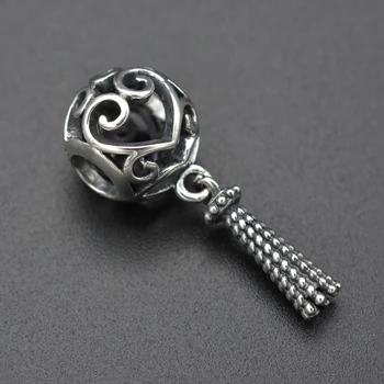 

Fashion creative couples silver jewelry accessories hollow love silver string ornaments