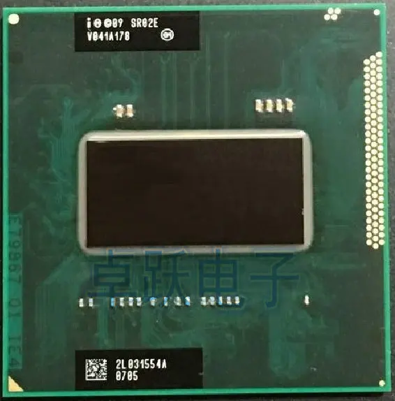 Оригинальная официальная версия intel CPU I7 2920XM SR02E SRO2E 2 5G 3 5G/8M 100% процессор чипов|cpu