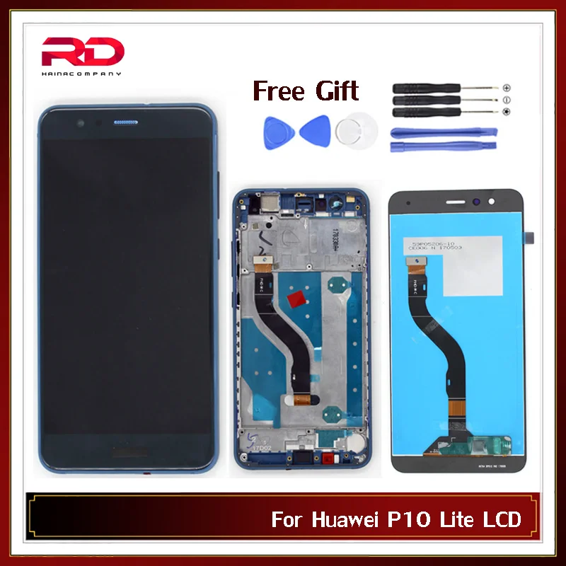 

Original LCD Display For Huawei P10 Lite LCD Display Screen For Huawei P10 Lite WAS-LX1 WAS-LX1A WAS-LX2 WAS-LX3 LCD