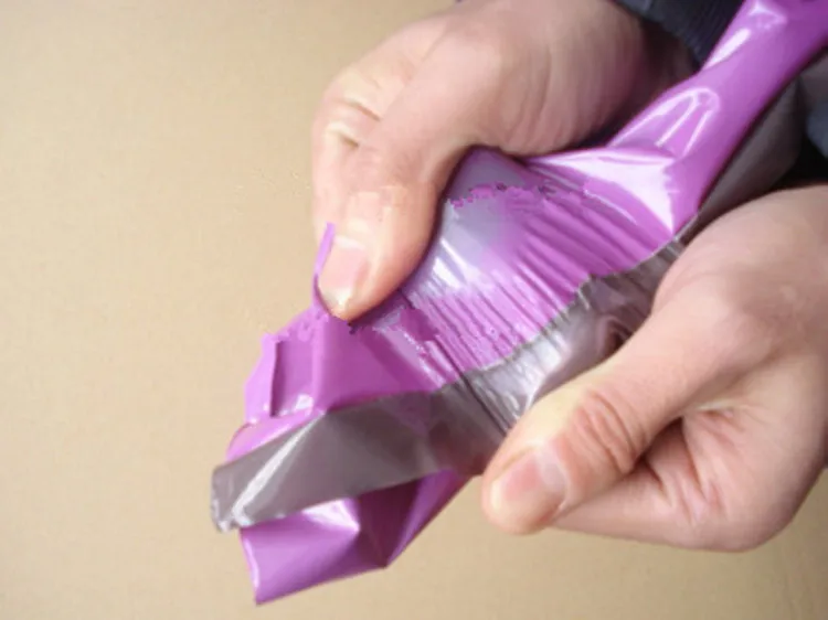 50 шт. светло-фиолетовый пластиковый конверт сумка самоклеющаяся Курьерская сумка для хранения Пластиковые поли-Мейлер Почтовый ребенок упаковка для игрушек
