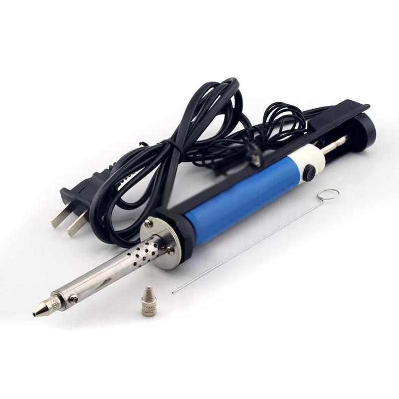 30W 220V EU Plug 2 in 1 Soldering Iron PCB Solder Sucker Pump Electric Desoldering Pump for Welding Soldering Iron