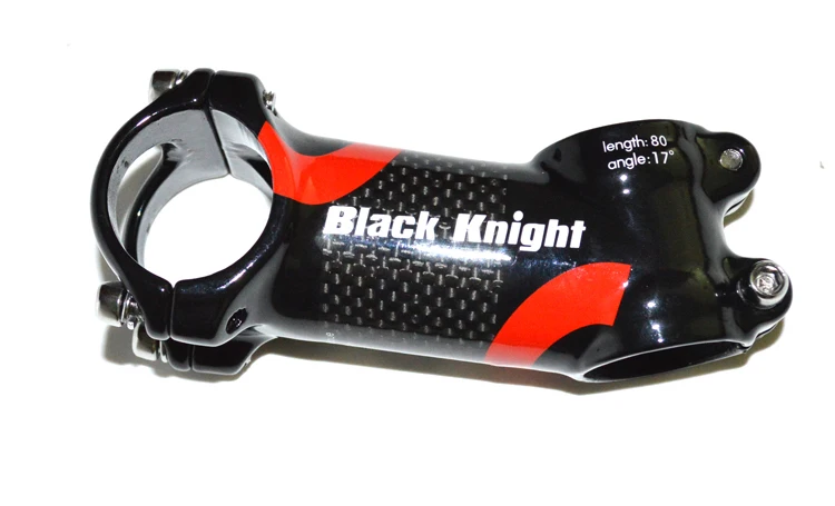 Черный рыцарь ультра-легкий сплав и углеродный дорожный велосипед детали для велосипеда велосипедный руль для велосипеда 60-120 мм угол 17 или 6