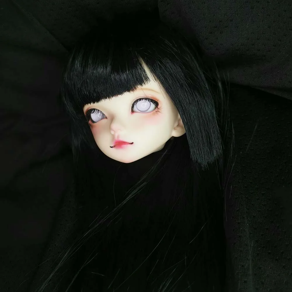 Кукла Naruto hyooga Hinata white bjd eyes 1/4 1/3/6 1/8 BJd SD MSD 10 мм 12 14 22 20 пластиковая кукла с принтом