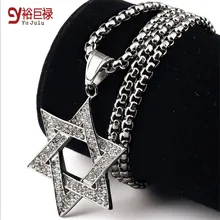 gold HIPHOP Necklace Jewish Hexagram Six Star Pendant Necklace Pendant Necklace pulsera for Men Jewerly Rhinestone Necklace 70cm gold HIPHOP Necklace Jewish Hexagram Six Star Pendant Necklace Pendant Necklace pulsera for Men Jewerly Rhinestone Necklace 70cm