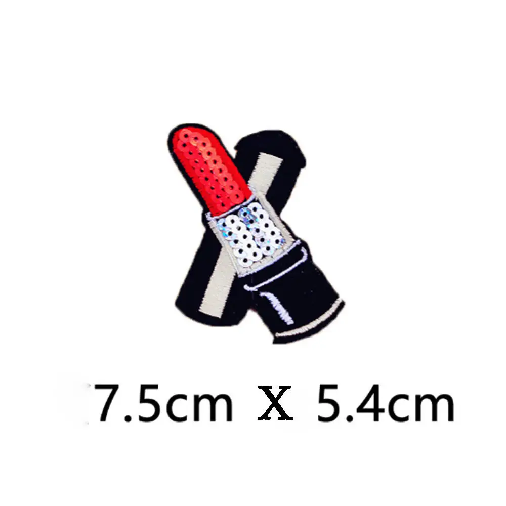 

Cute Bling Glitter Embroidered Sewing Iron On Patch Badge Bag Hat Fabric Applique Craft Dress Transfer Embroidery Patches DIY