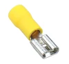 FDD2-250  100PCS/Pack  red and yellow blue   Female Insulated Electrical Crimp Terminal for 1.5-2.5mm2 Connectors Cable Wire Con ► Photo 3/5