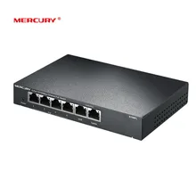 Mercury 6 Порты и разъёмы Быстрый переключатель POE Стандартный питания POE 10/100 Мбит/с настольный коммутатор концентратор сетевой полный/полудуплекс(S106PL