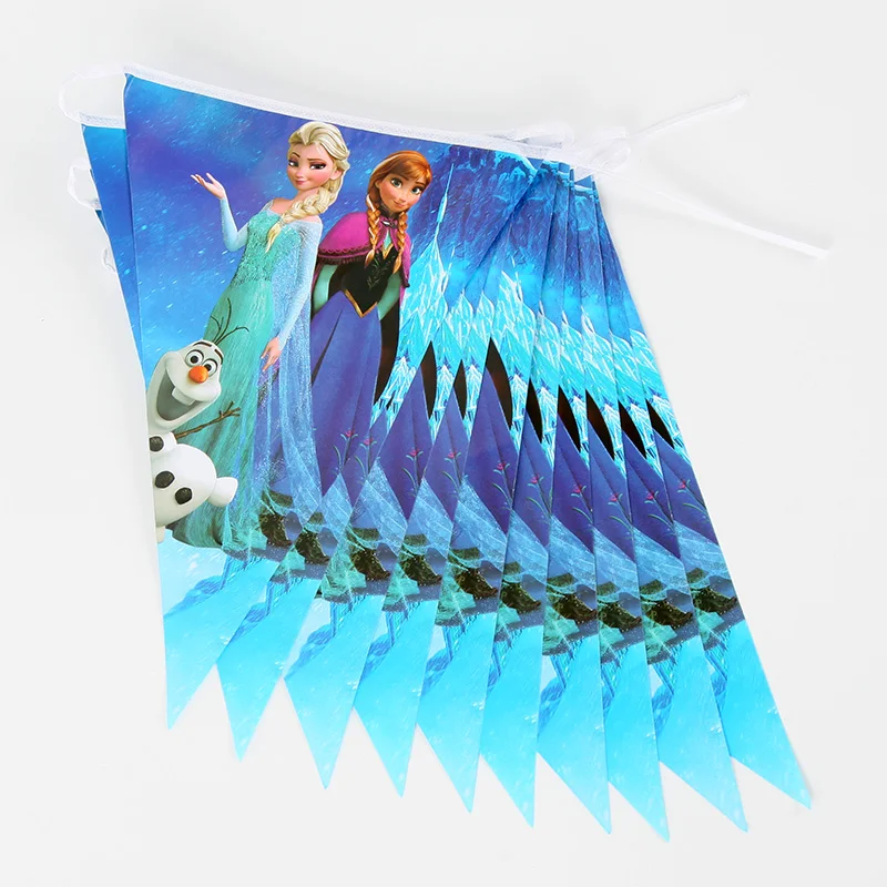 Frozen Party Anna Snow Baby Birthday Party Decorations Kids Girl Party Supplies Party Decoration Set baby shower