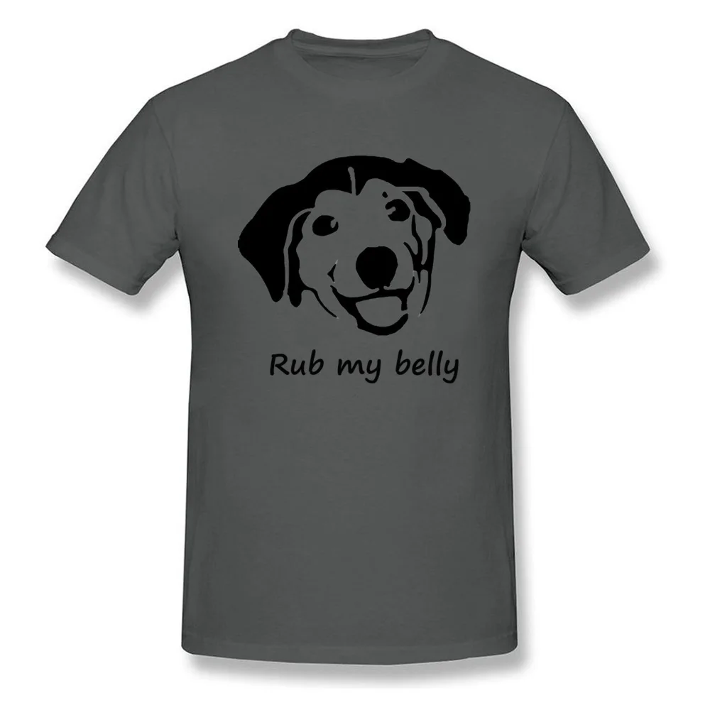 Rub my belly Top T-shirts Short Sleeve Design Dominant Men's Summer Autumn Tops Shirt Design Tee Shirts Round Neck 100% Cotton Rub my belly carbon