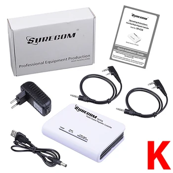 

SURECOM Radio Repeater SR-628 cross band Duplex Repeater Controller with 2 pcs china radio cable