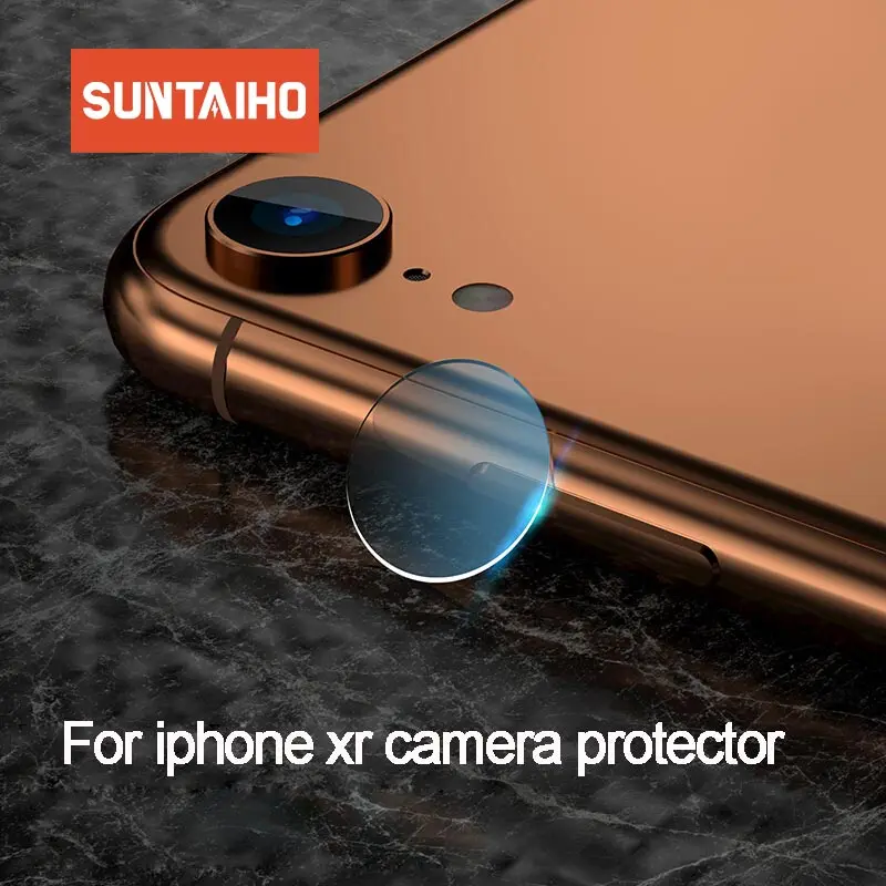 

Suntaiho For iPhone XR Camera Lens Protective Protector Clear Back camera protector Film Tempered Glass For iPhone X XSMax 7 8