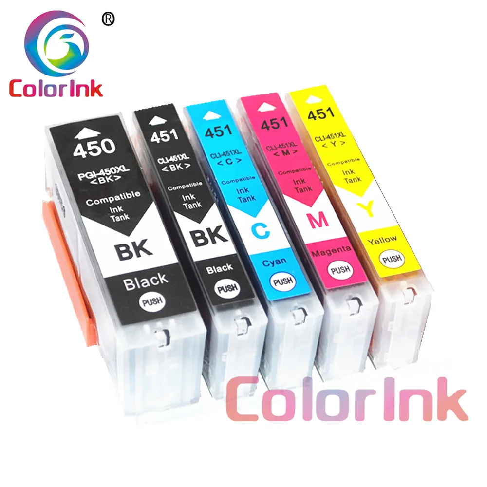 5 шт./упаковка картриджи для принтера CANON PIXMA MG5440 MG5540 MG6440 Ip7240 MX924 IX6540|Чернильные